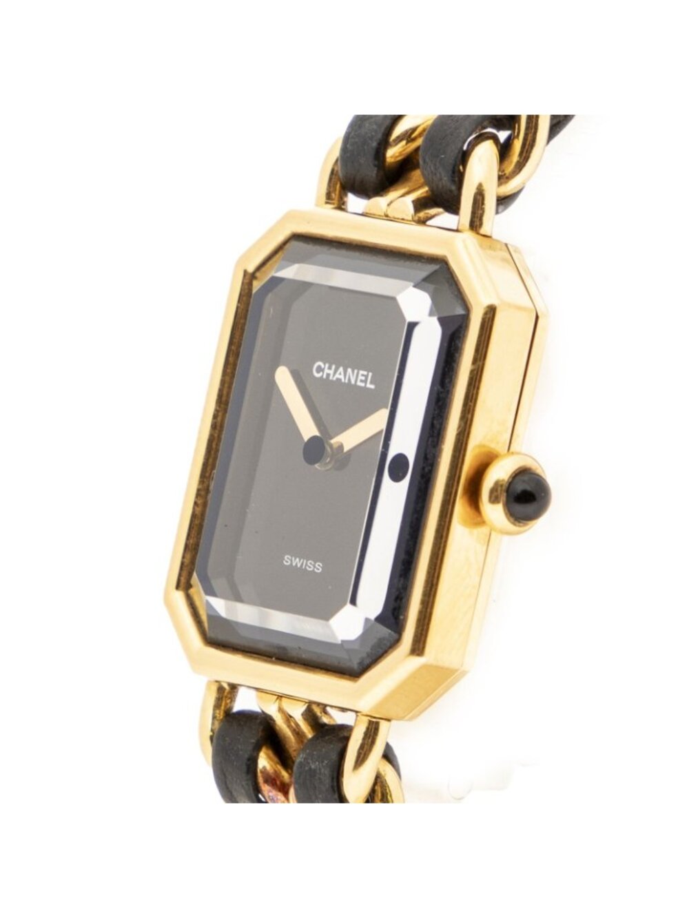 ★SOLD★ Chanel Premier Black Gold Plated Watch - Picture 2 of 5